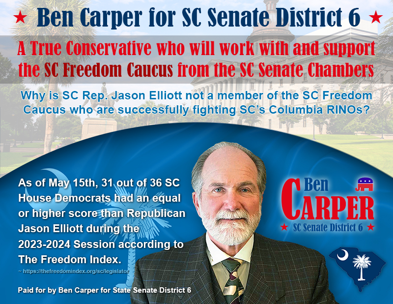 SC Freedom Caucus Advert
