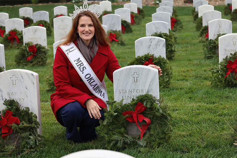 Miss Oklahoma Honors Naval Icons Verna Linzey and Stanford Linzey Jr