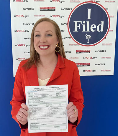 Sarah Curran Officially Files Paperwork to Run for House District 20