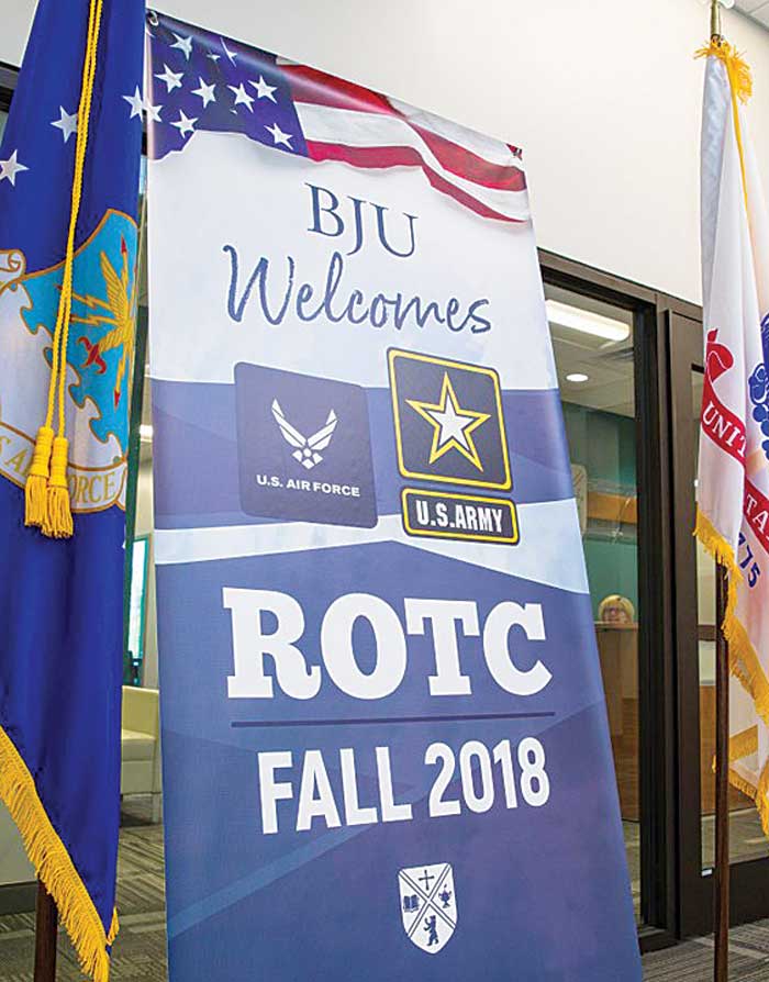 BJU ROTC coming this Fall 2018.
