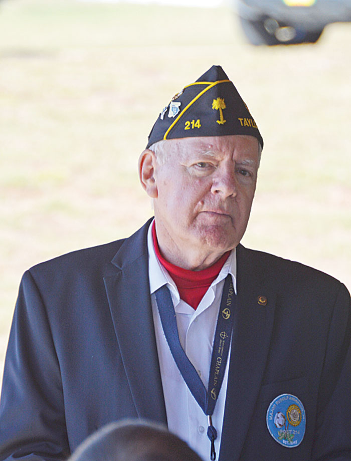 Major Rudolf Anderson, Jr. American Legion Post 214 Chaplain Jack Dorn conducted Services at M J Dolly Cooper Veterans Cemetery for Steve Zietz, Air Force, Vietnam Veteran, Charter Commander of Post 214.
