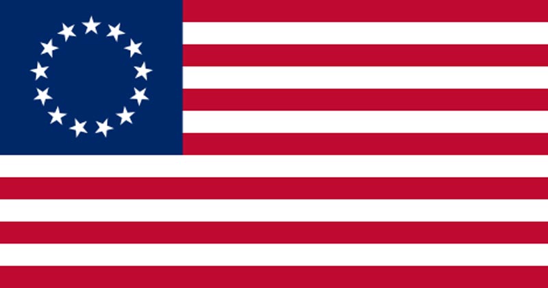 Betsy Ross flag 1776
