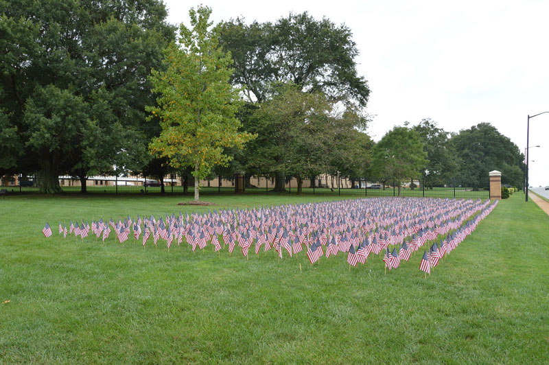 BJU Flags Display for 9-11