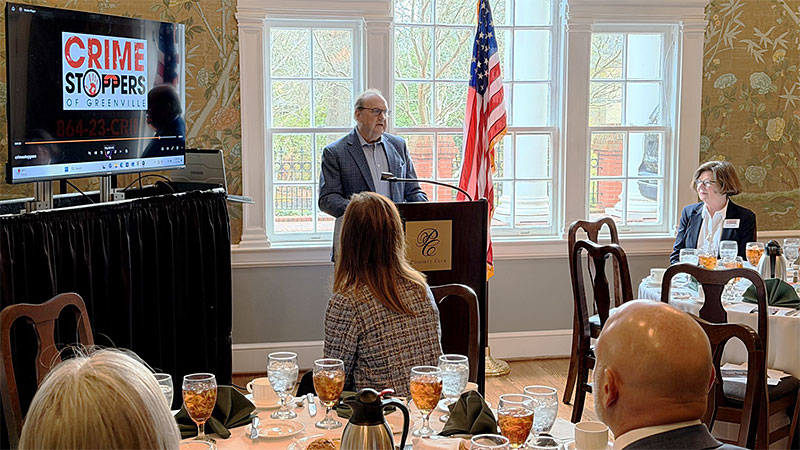 Crime Stoppers of Greenville Joey Hudson