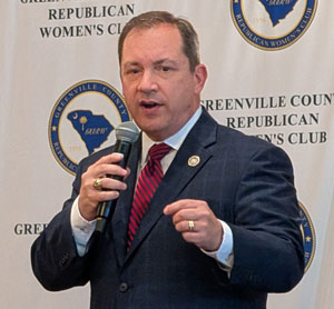 David Pascoe at Greenville County Republican Womens Luncheon