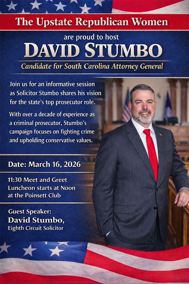 David Stumbo at Upstate Republican Women