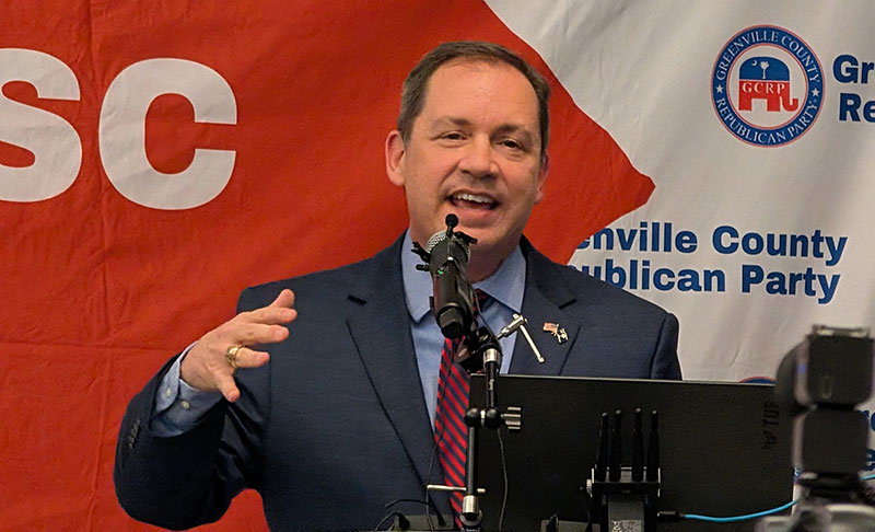 First Judicial Circuit Solicitor David Pascoe makes third appearance before Greenville Republicans