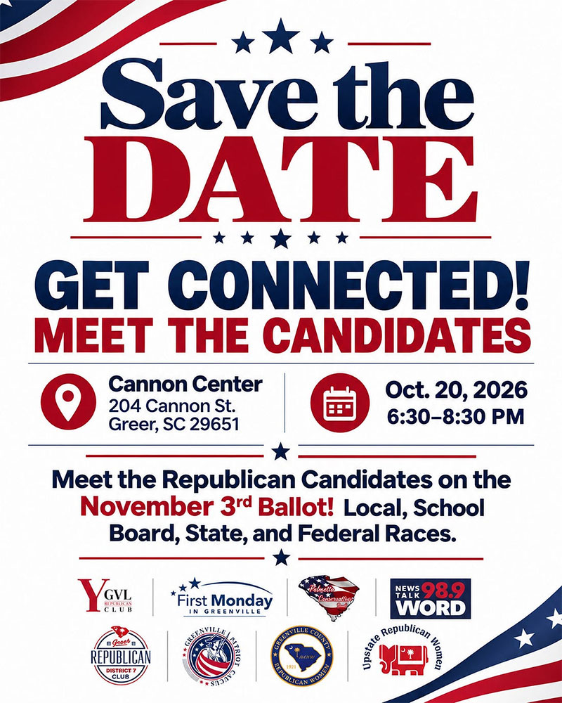 Get Connected Meet the Candidates Cannon Center Greer