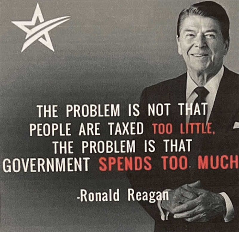 Government Spends too Much Reagan