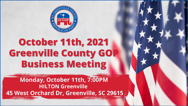 Greenville GOP October 2021 Meeting