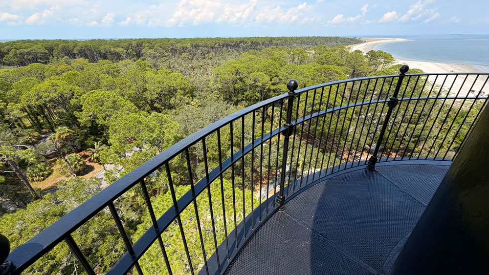 Hunting Island Lighthouse Top View