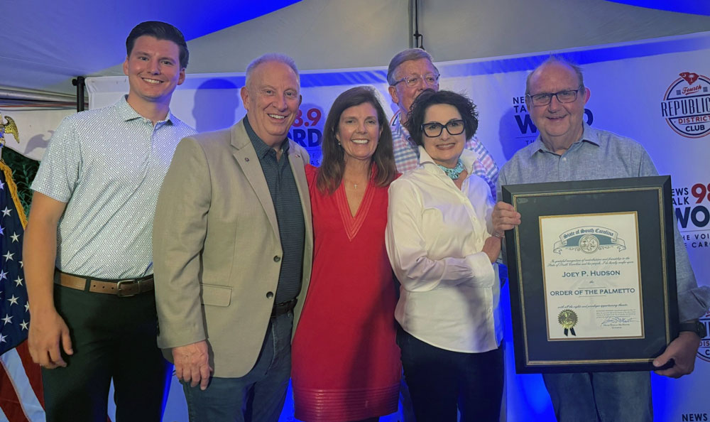 Joey Hudson Receives South Carolina Order of the Palmetto at Freedom Farm Fest