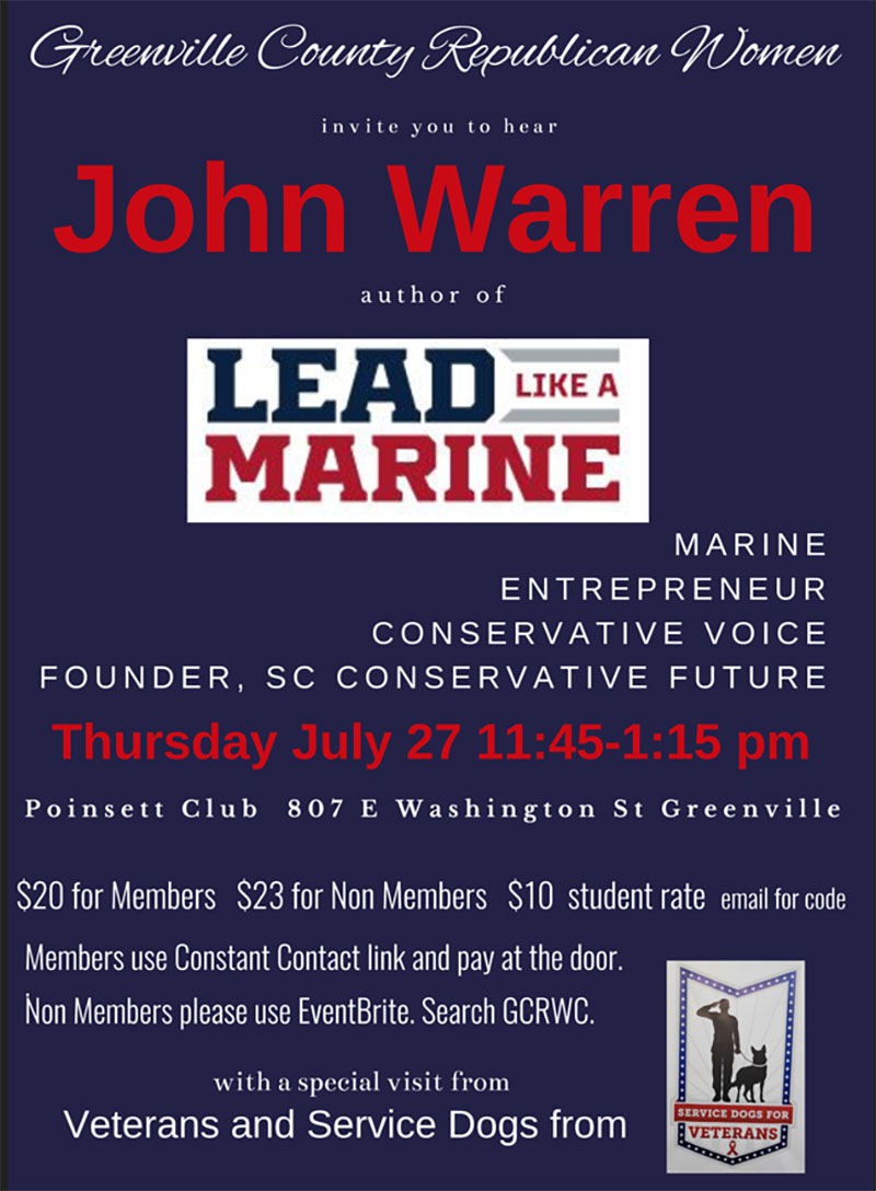 John Warren at Lead Like A Marine GCRW