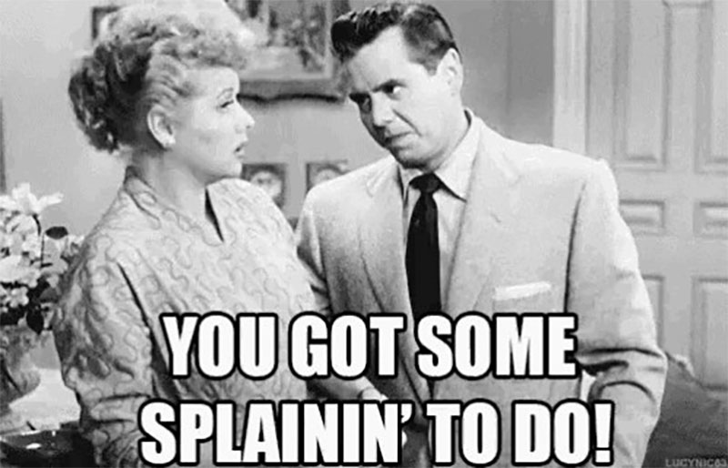 Mansplaining Government Style 2025