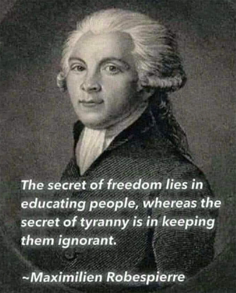 Maximilien Roberspierre Quote