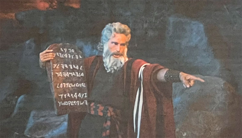Moses and the Ten Commandments Lamb