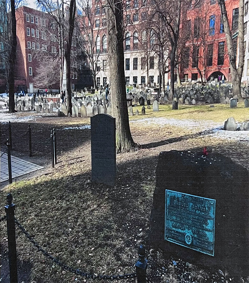 Old Granary Burial Ground in Boston MA