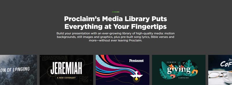 Proclaim Media Library