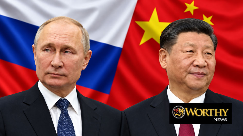 Restored Putin and Xi news composite