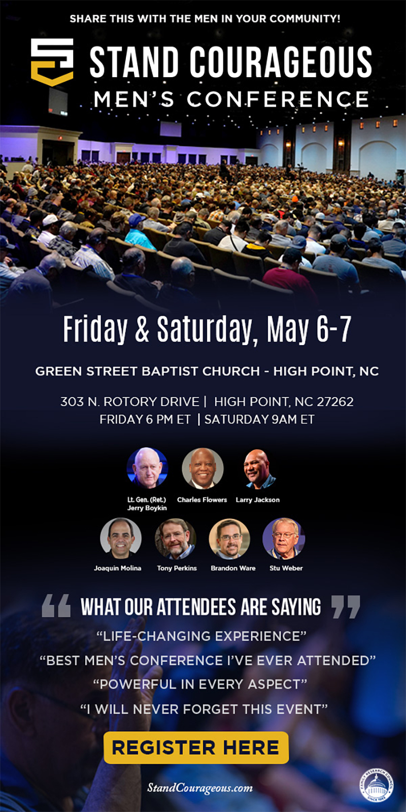 Stand Courageous Mens Conference 2022