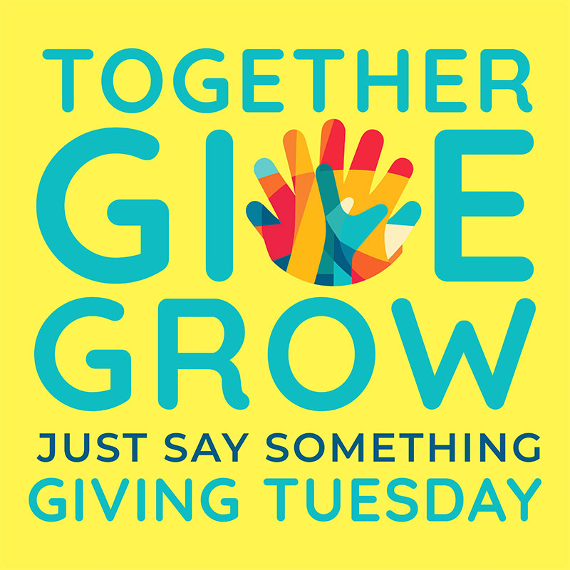 Together Give Grow Logo Just Say Something