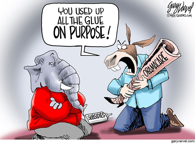 Gary Varvel Political Cartoon