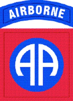 82nd Airborne Division Patch, Fort Bragg, NC.