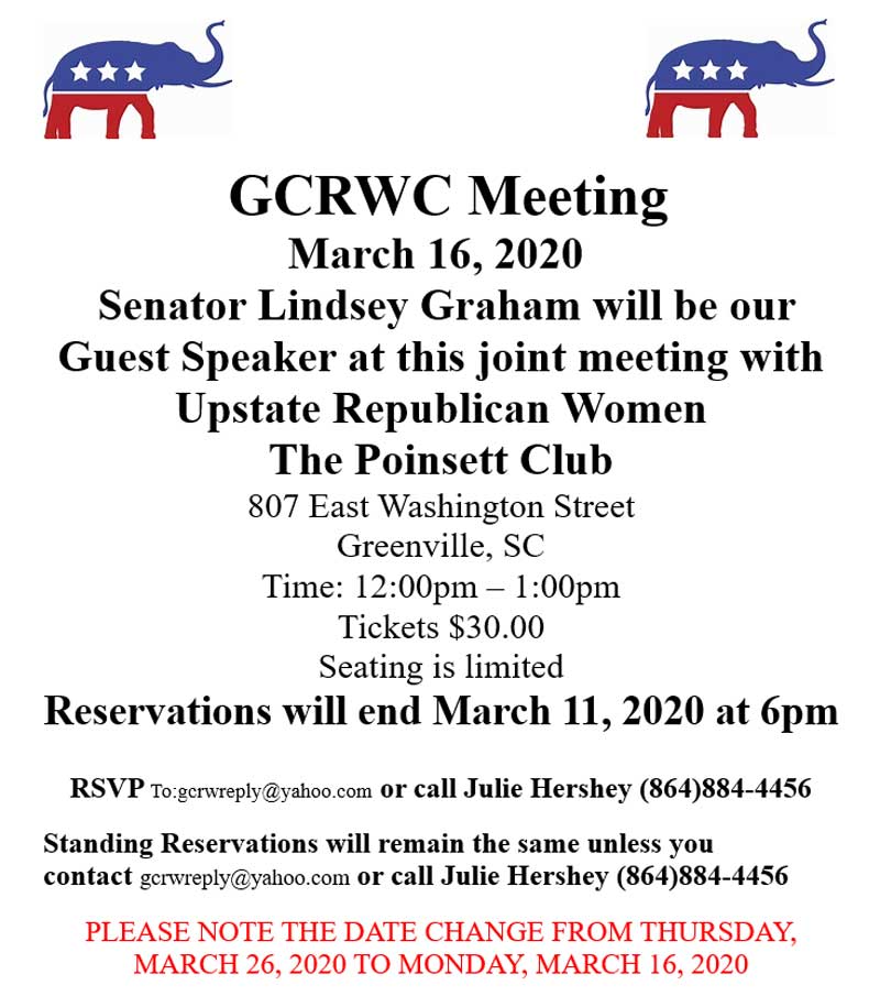 GCRWC March Meeting 2020