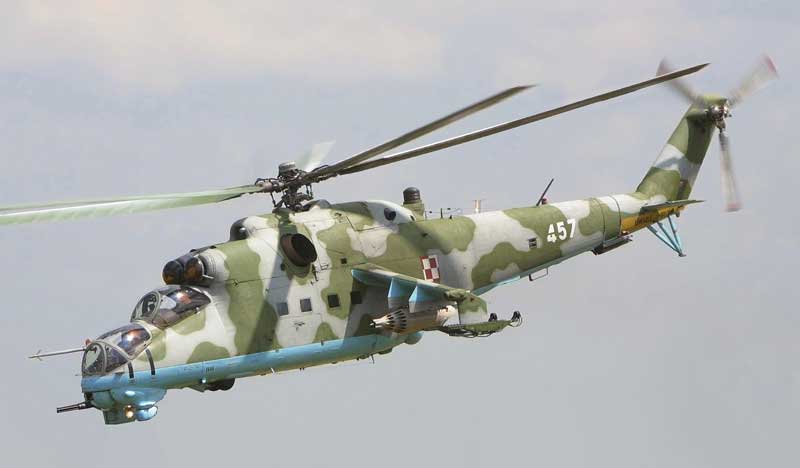 Soviet Mi-24 helicopter gunship. Inflicted heavy casualties on Mujahidin holly warriors.