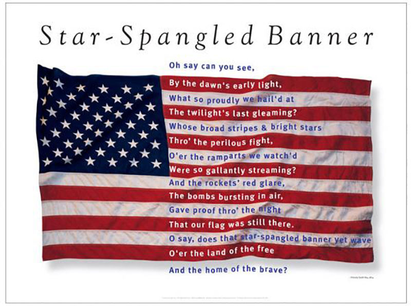 Star Spangled Banner Flag 4087