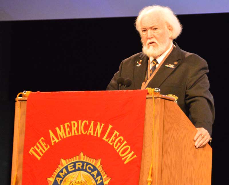 John Rowan, Naional President of Vietnam Veterans of America.