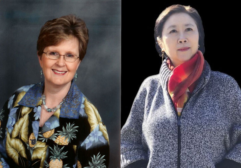 Dr. Meryl Mantione and Dr. Mei Zhong.