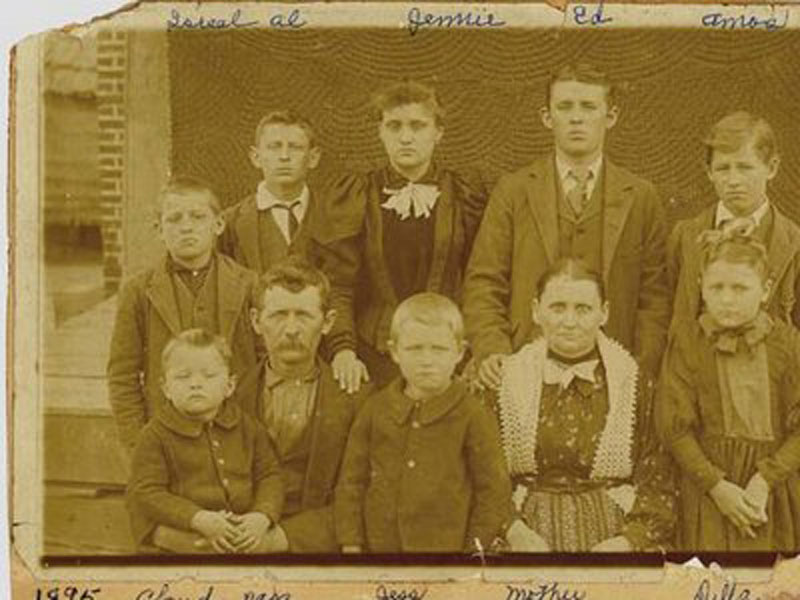 Family of Jack and Cindy Ross Bradsher, 1895, Marmaduke, Arkansas.