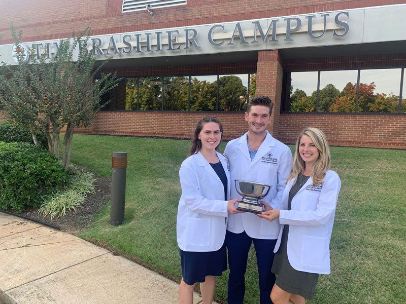 North Greenville University PA Medicine team brought home the SCAPA 2021 Student Challenge Bowl first-place trophy.