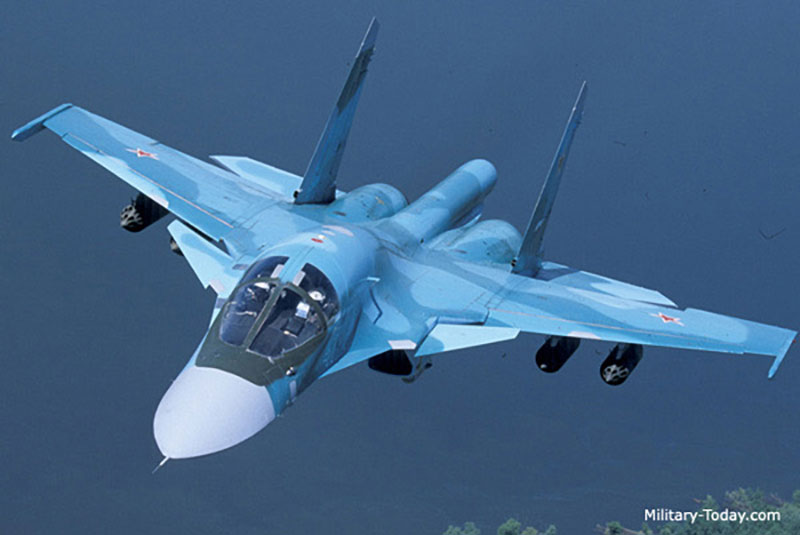 Russian Air Force Su-34 attack bomber.