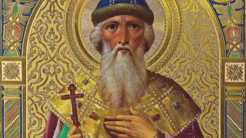 Saint Vladimir the Great, Viking Prince of the Kievan Rus.