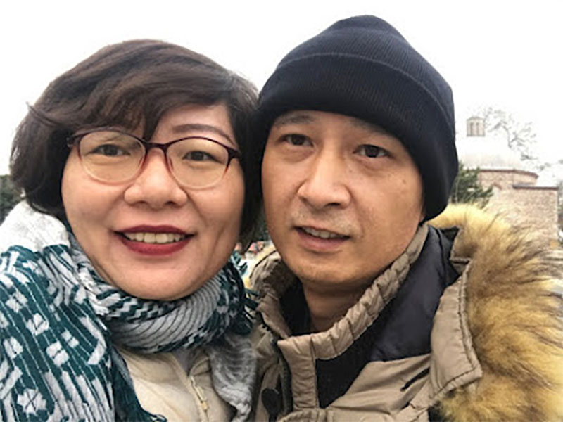 Shi Minglei and her jailed husband Cheng Yuan