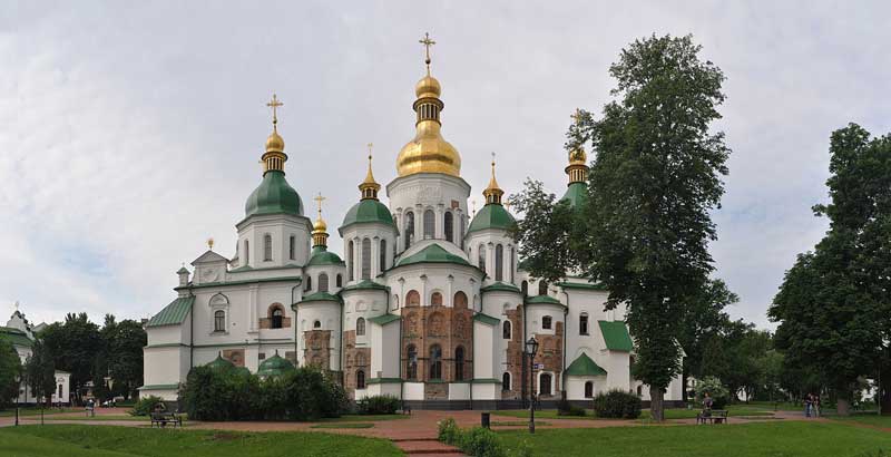Cathedral of Holy Wisdom, Kiev, Ukraine. Original completion circa 1031