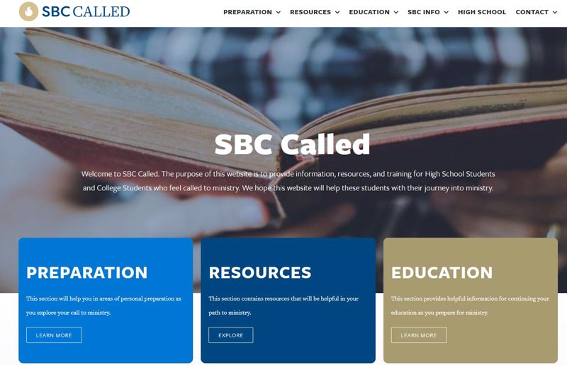 North Greenville University’s ‘influence felt’ in Southern Baptist Convention newly launched website, sbccalled.com.  